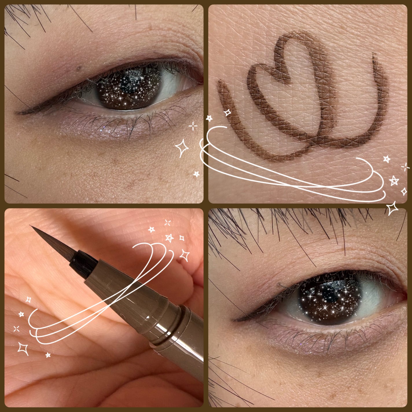 シルキーリキッドアイライナーWP/D-UP/リキッドアイライナーを使ったクチコミ(2枚目)