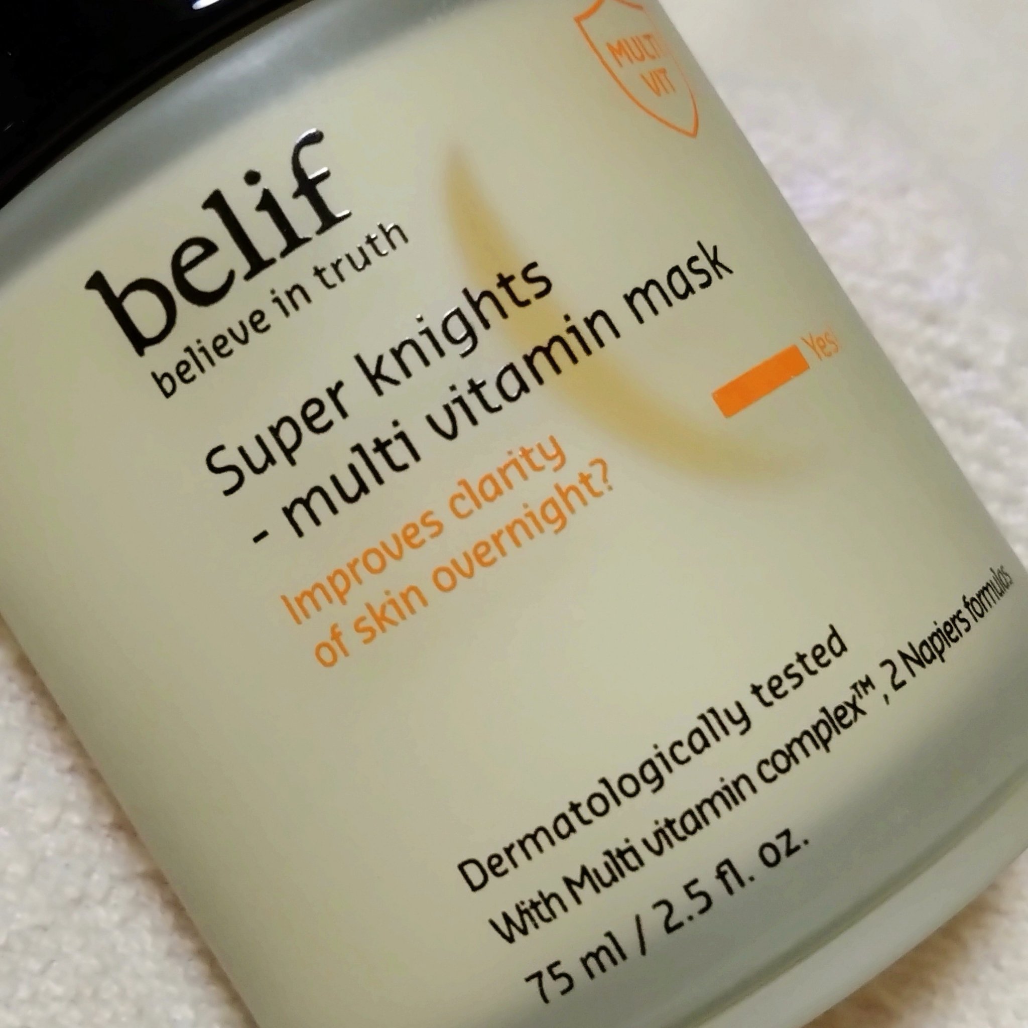 スーパーナイツ ビタミンマスク/belif/フェイスクリームを使ったクチコミ（2枚目）