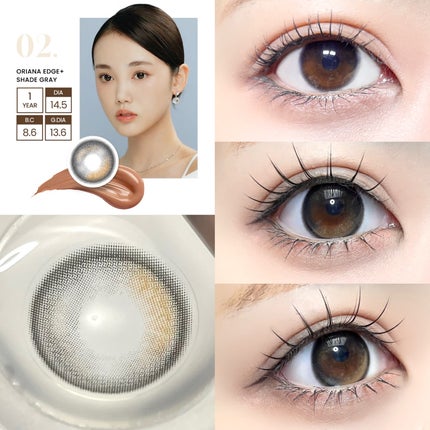 ORIANA EDGE+1DAY/蜜のレンズ/ワンデー(1DAY)カラコンを使ったクチコミ(5枚目)