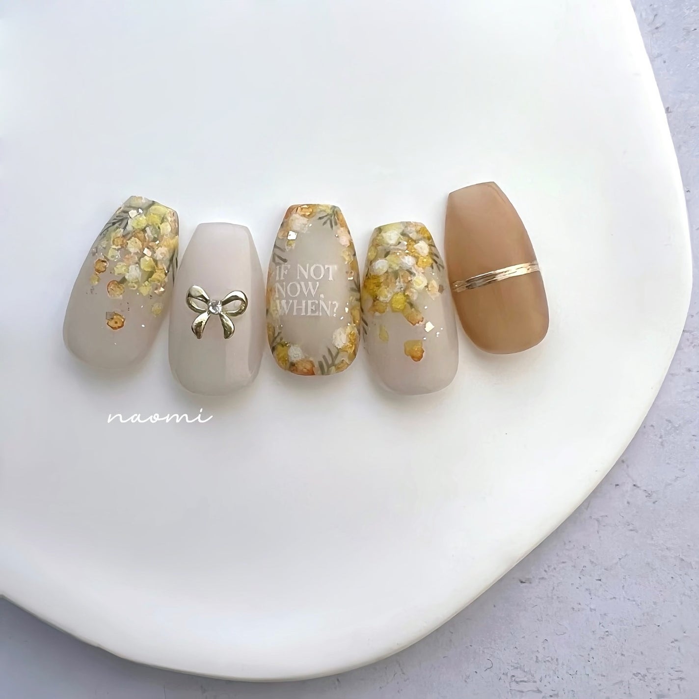 naomi on LIPS 「'ano'ano3月時短artミモザです😊詳細は@nai..」(1枚目)