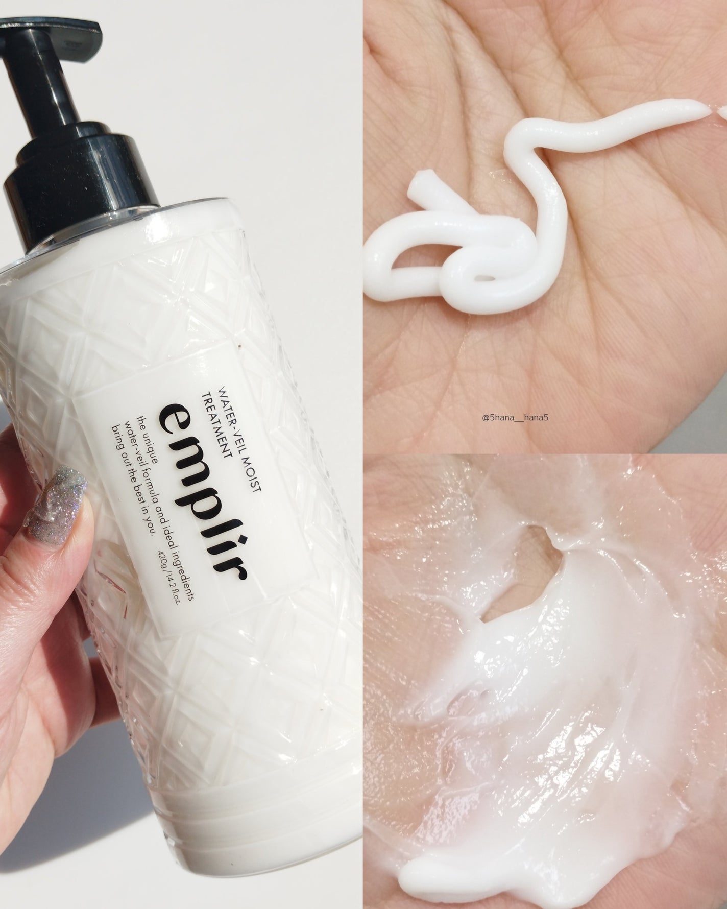 ウォーターベール モイストシャンプー/トリートメント/emplir/市販シャンプーを使ったクチコミ(3枚目)