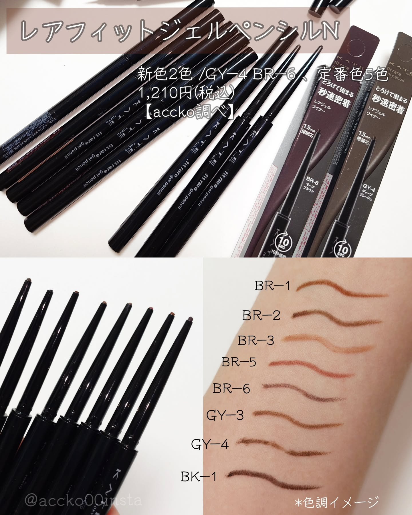 ケイト レアフィットジェルペンシルN/KATE/ジェルアイライナーを使ったクチコミ（2枚目）