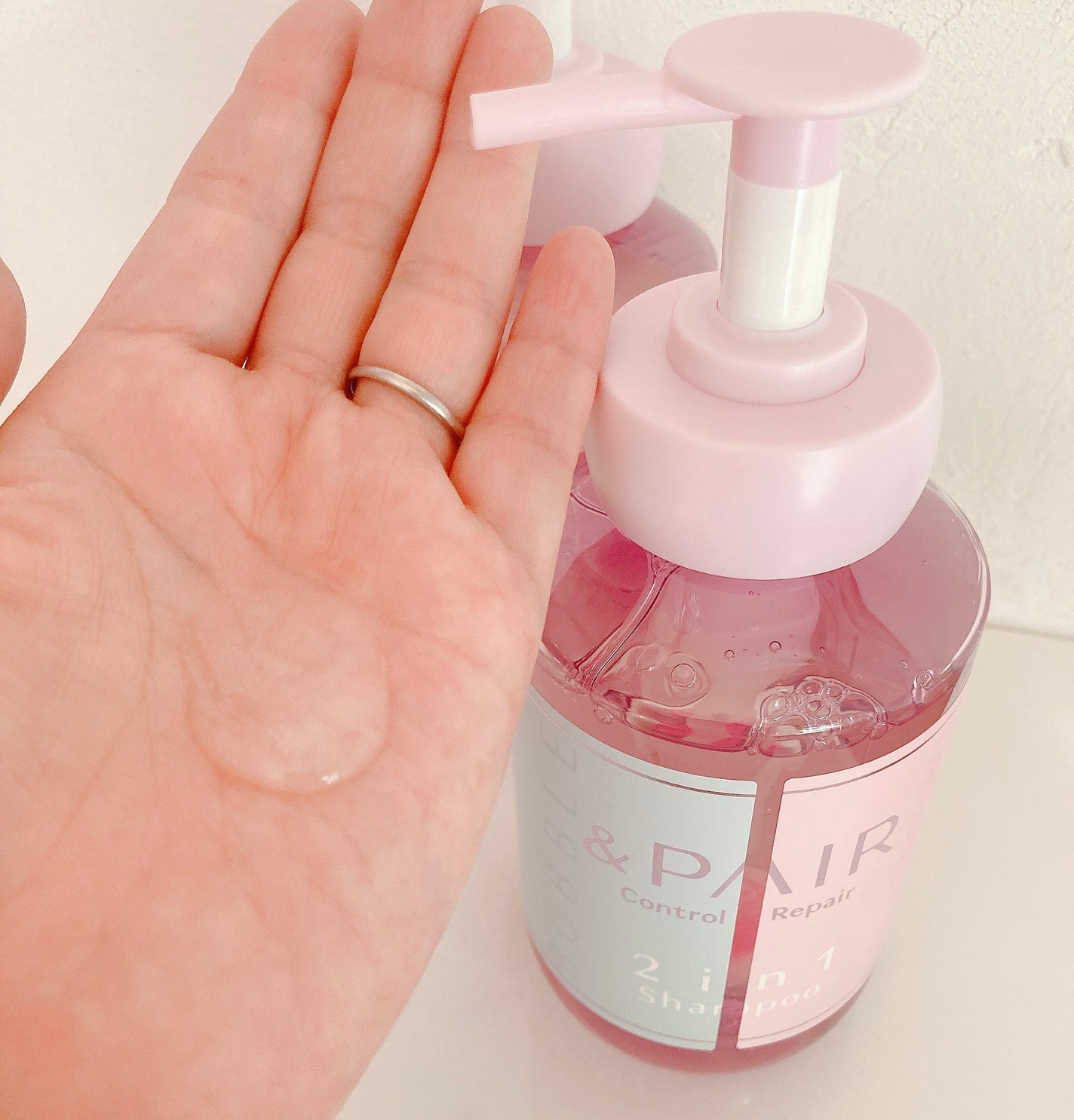 アンドペア コントロール リペア 2in1 シャンプー&ヘアトリートメント/&PAIR/市販シャンプーを使ったクチコミ(2枚目)