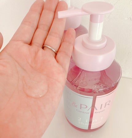 アンドペア コントロール リペア 2in1 シャンプー&ヘアトリートメント/&PAIR/市販シャンプーを使ったクチコミ(2枚目)