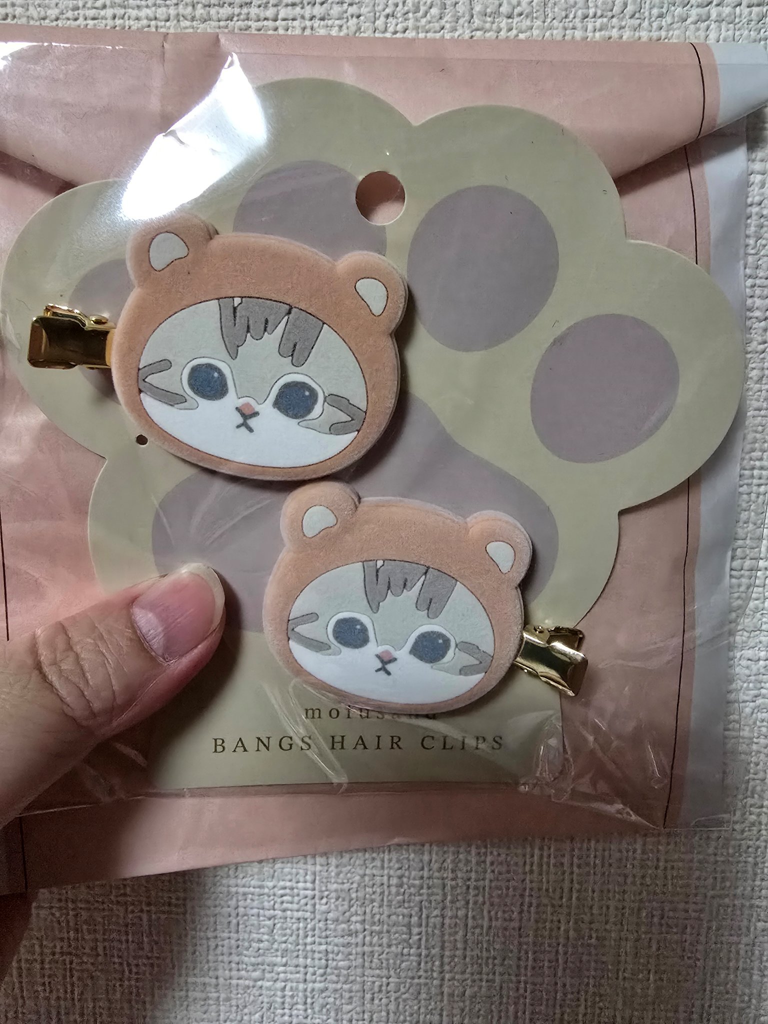 モフサンド BANGS HAIR CLIPS/SHOBIDO/その他化粧小物を使ったクチコミ（2枚目）