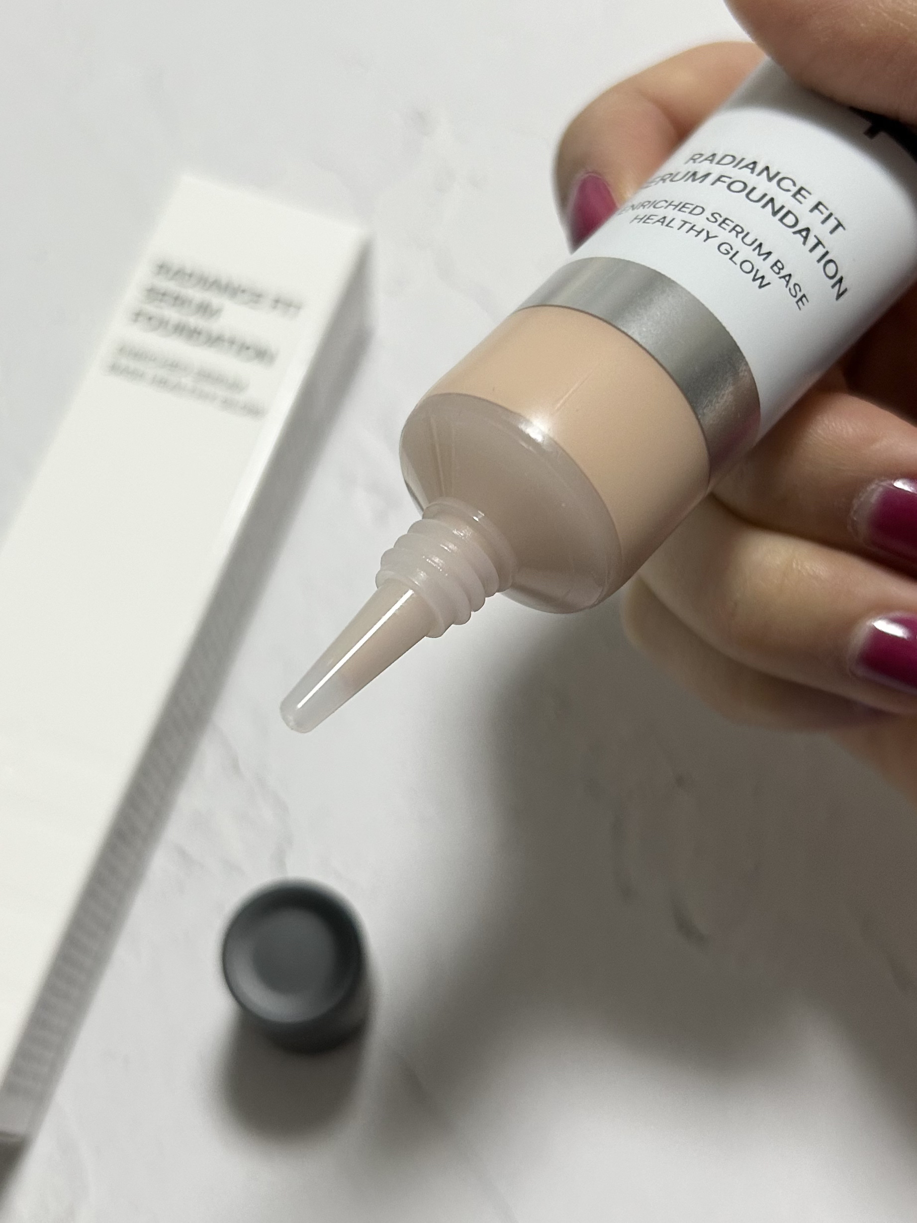 ラディアンスフィットセラムファンデーション/TFIT/リキッドファンデーションを使ったクチコミ（2枚目）