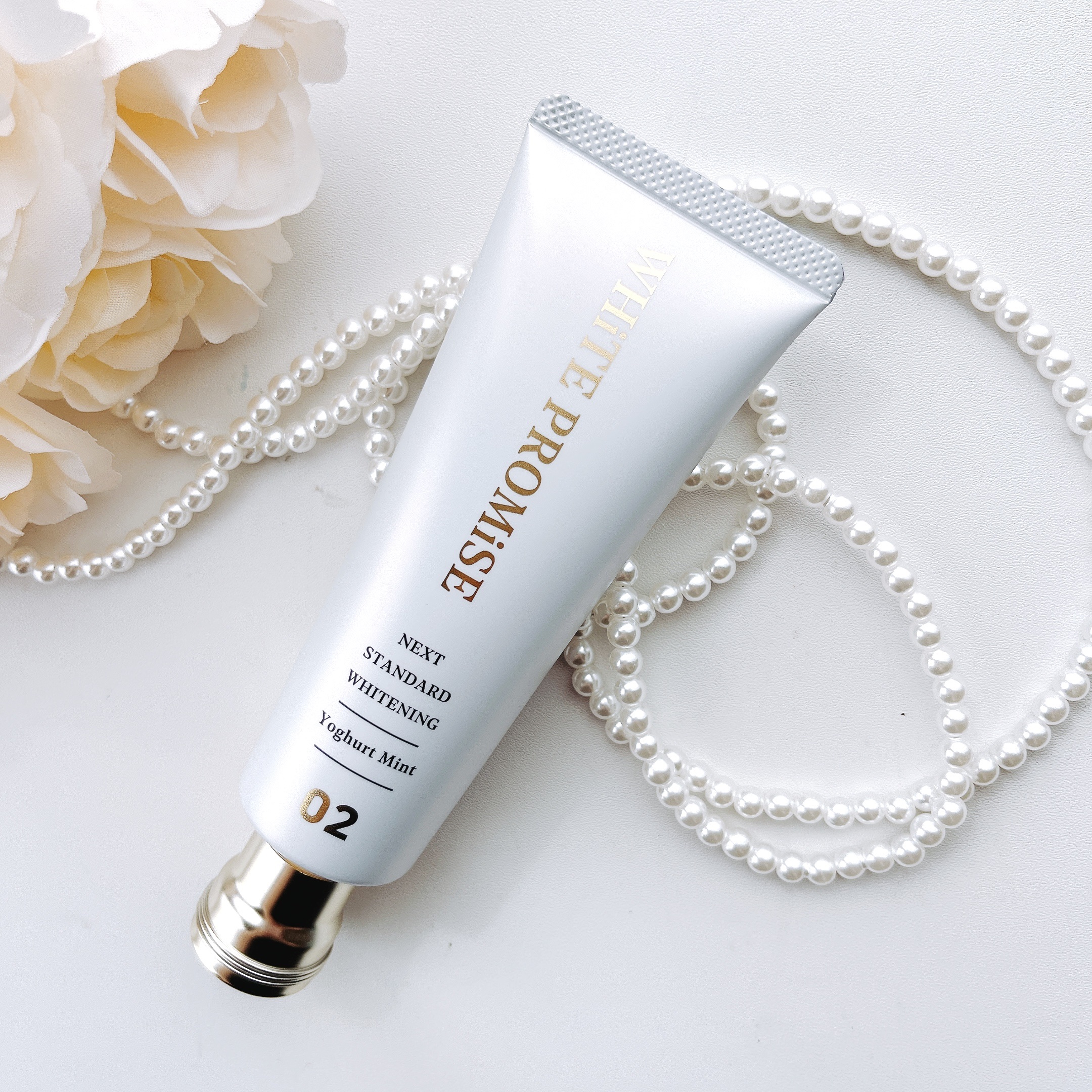 ホワイトプロミス  美白*＋むし歯予防*/WHiTE PROMiSE/歯磨き粉を使ったクチコミ（1枚目）