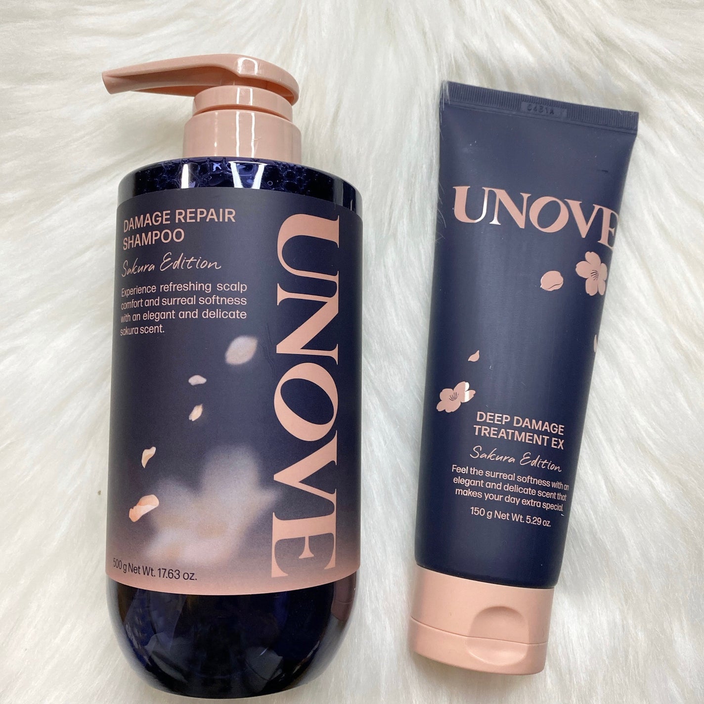 UNOVE 桜エディション <シャンプー・ディープダメージトリートメントセット>/UNOVE/市販シャンプーを使ったクチコミ(1枚目)