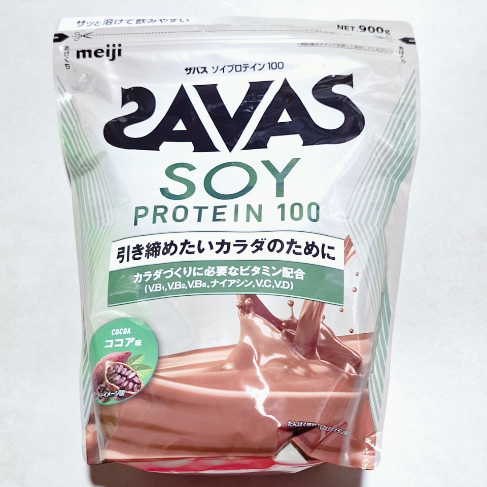 ソイプロテイン100 ココア味 1050g/ザバス/ソイプロテインを使ったクチコミ（1枚目）