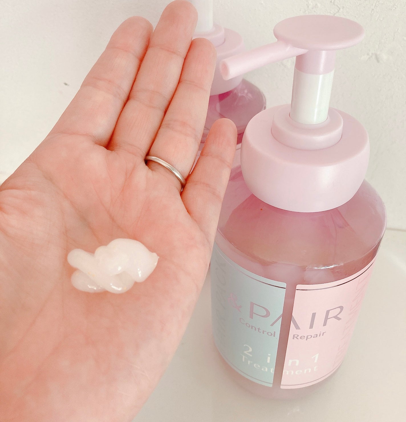 アンドペア コントロール リペア 2in1 シャンプー&ヘアトリートメント/&PAIR/市販シャンプーを使ったクチコミ(3枚目)