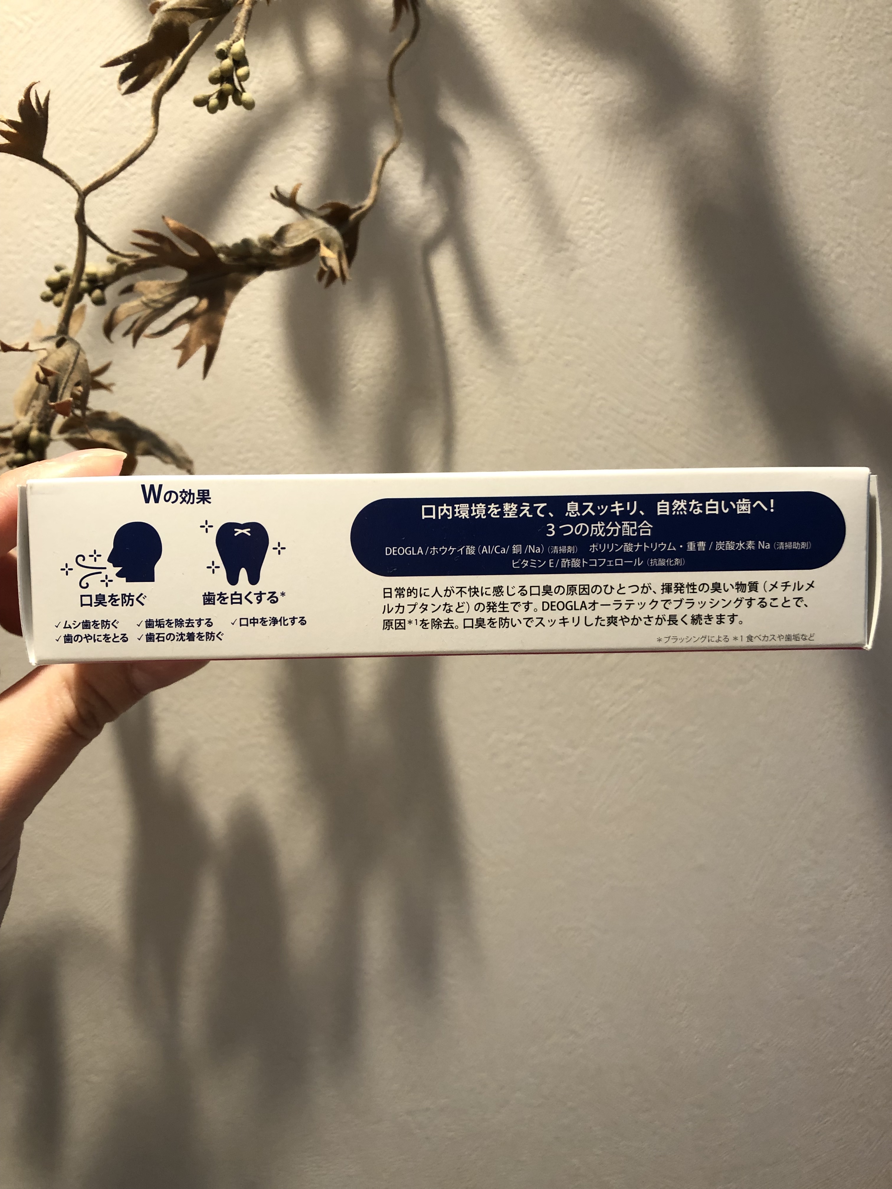 デオグラオーラテック ＋ホワイトニング/DEOGLA/歯磨き粉を使ったクチコミ（2枚目）