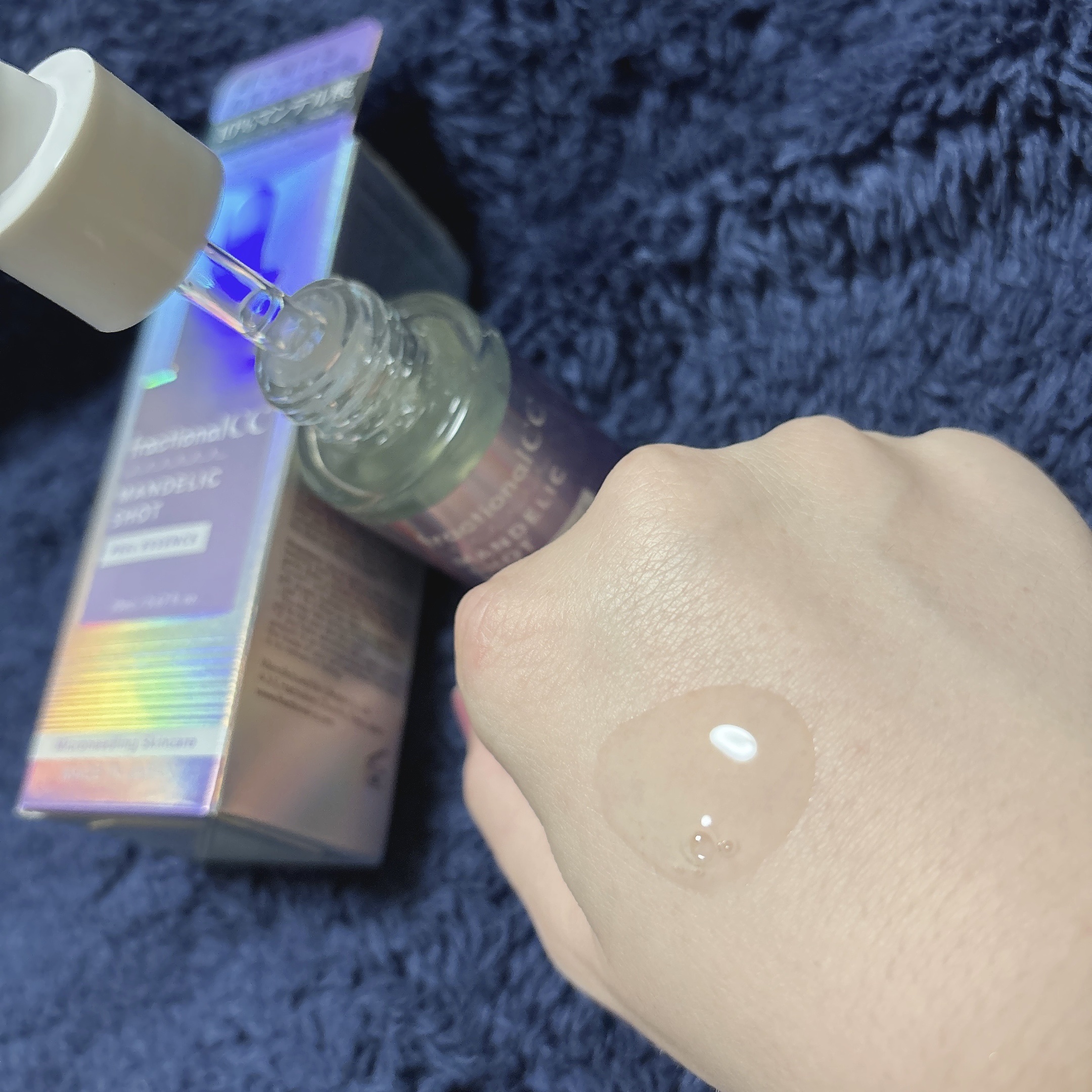 マンデリックショット/fractionalCC/美容液を使ったクチコミ（1枚目）