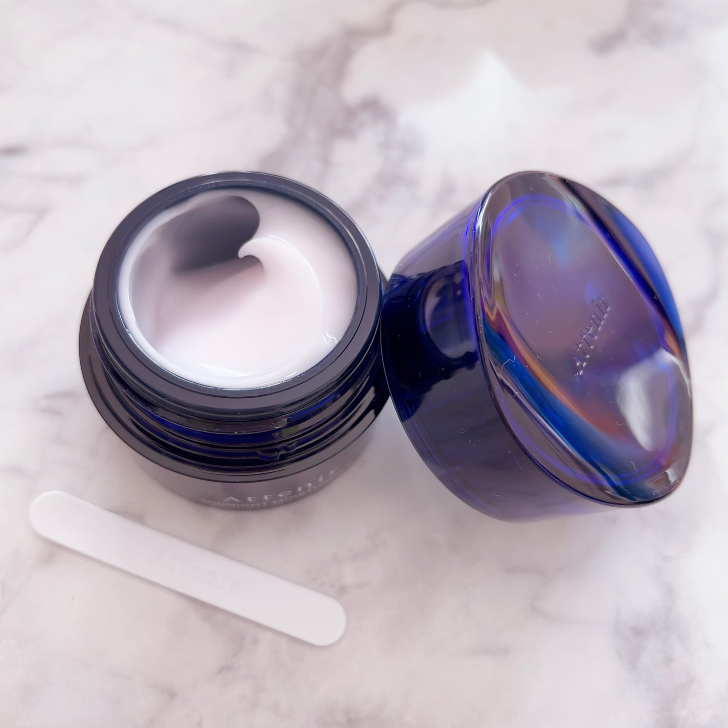 アテニア ミッドナイトモイスチャライザー/アテニア/フェイスクリームを使ったクチコミ(2枚目)