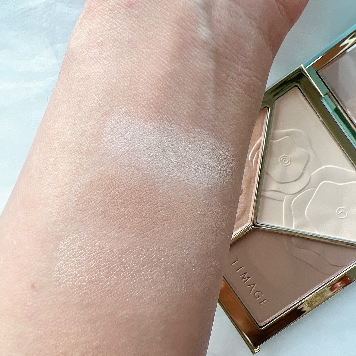 ハイライトシェーディングパレット/TIMAGE/パウダーハイライトを使ったクチコミ（3枚目）