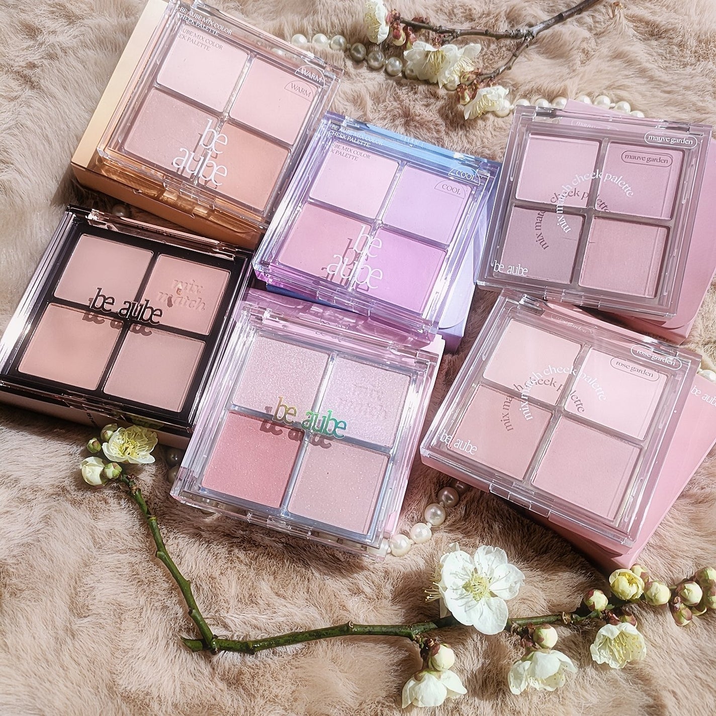 ミックスマッチチークパレット/be aube/パウダーチークを使ったクチコミ(1枚目)