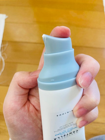 ヒアルーシカ ウォーターフィット サンセラム/SKIN1004/日焼け止めローションを使ったクチコミ(2枚目)