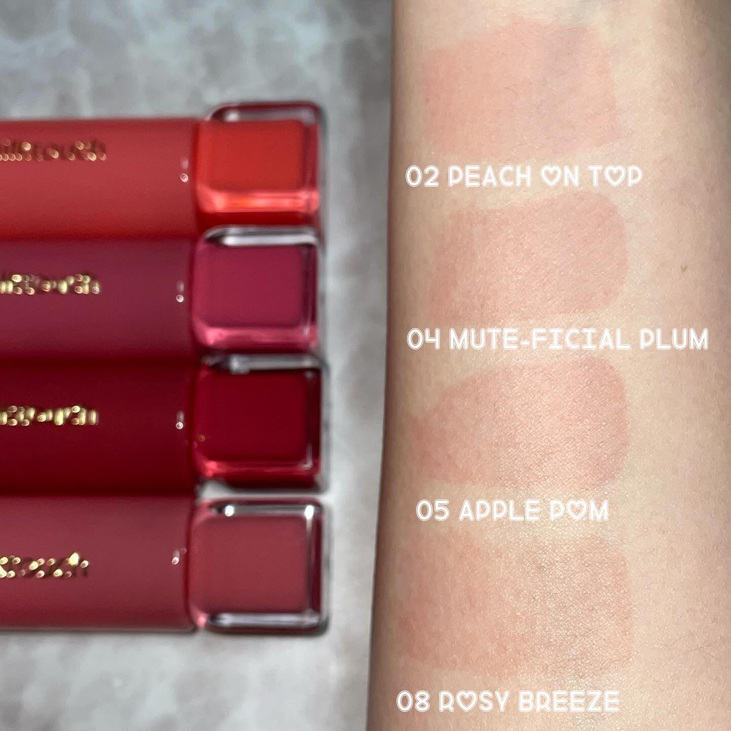 ジェリーフィットティンティッドグロウティント/Milk Touch/リップティントを使ったクチコミ（3枚目）