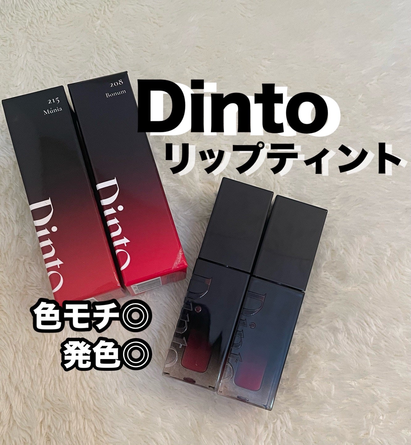 ブラーグロイリップティント/Dinto/リップティントを使ったクチコミ(1枚目)