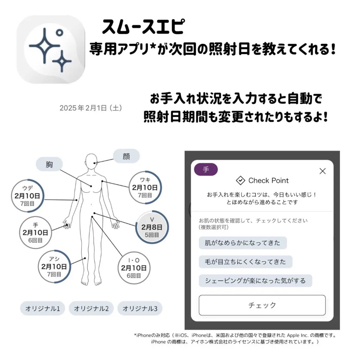 光エステ スムースエピ ES-WG0A/Panasonic/家庭用脱毛器を使ったクチコミ(3枚目)