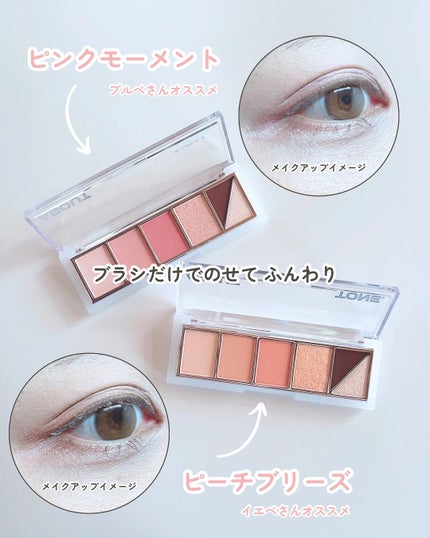 リターントゥーベーシックシャドウパレット/ABOUT TONE/アイシャドウパレットを使ったクチコミ(5枚目)