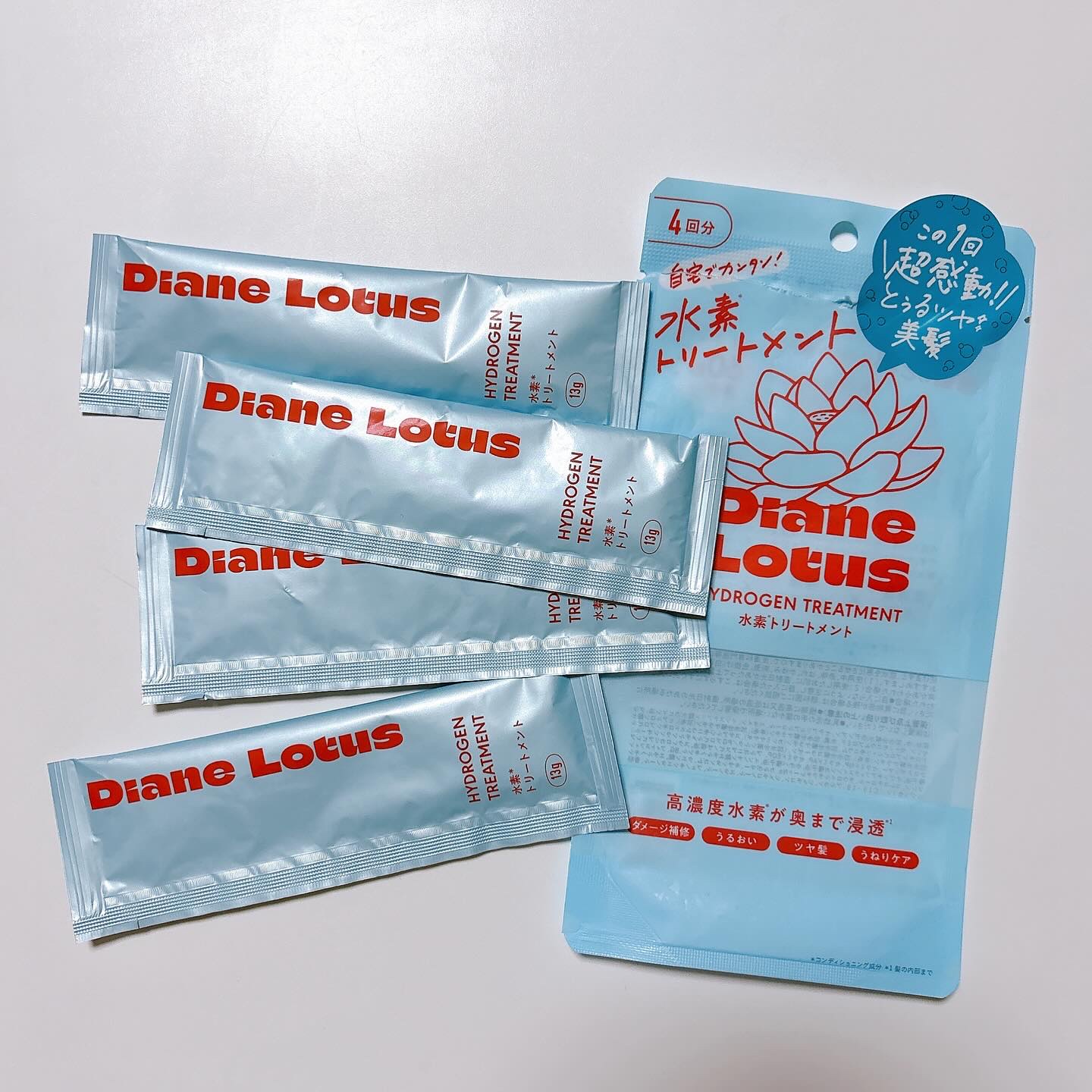 ロータス 水素トリートメント ティー＆シトラスの香り/ダイアン/洗い流すヘアトリートメントを使ったクチコミ（2枚目）