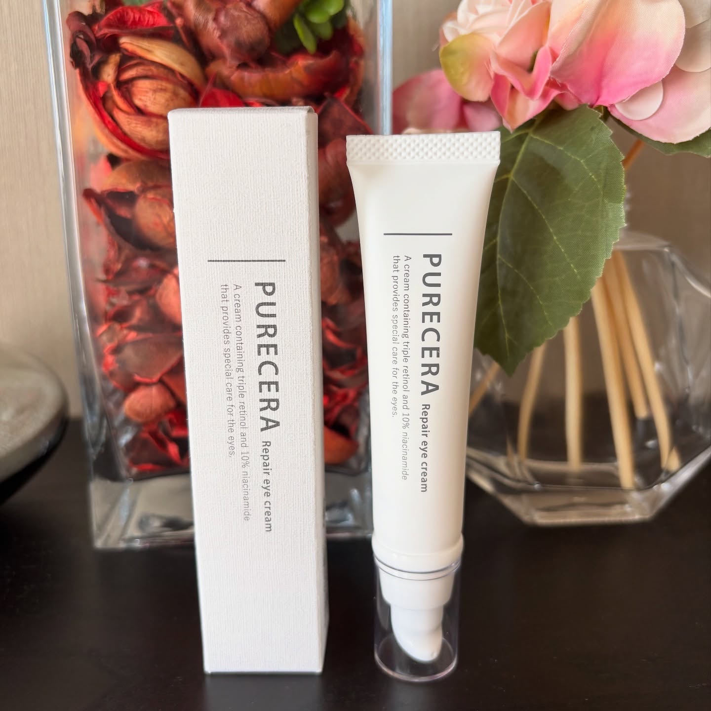 リペアアイクリーム/PURECERA(ピュアセラ)/アイケア・アイクリームを使ったクチコミ（1枚目）