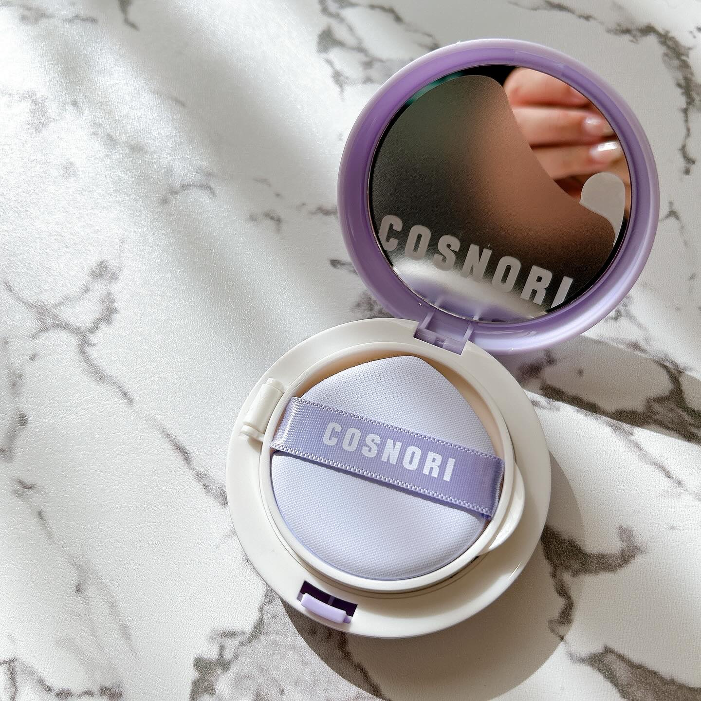 パンテノールバリアクッション/COSNORI/クッションファンデーションを使ったクチコミ（2枚目）