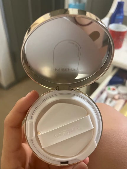 グロウ クッション ライト <ライトタイプ>/MISSHA/クッションファンデーションを使ったクチコミ(4枚目)