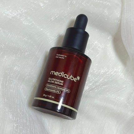 MEDICUBE グルタチオングロウアンプルのクチコミ「【話題のグルタチオンで透明感爆誕‼️✨】
メディキューブ「グルタチオングロウアンプル」 を使.....」(1枚目)