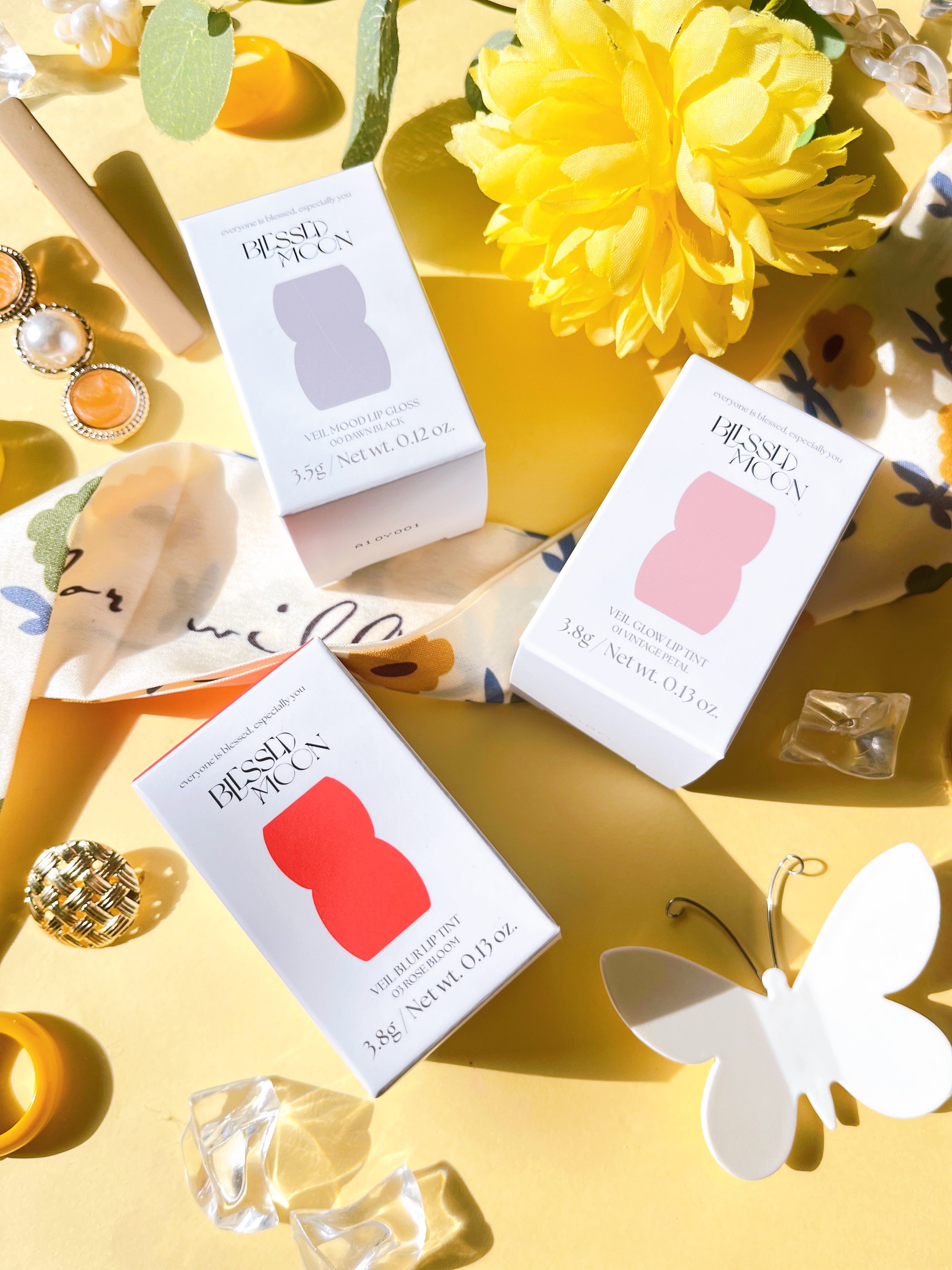 Veil Glow Lip Tint ベアーサーモン/BLESSED MOON/リップティントを使ったクチコミ（3枚目）