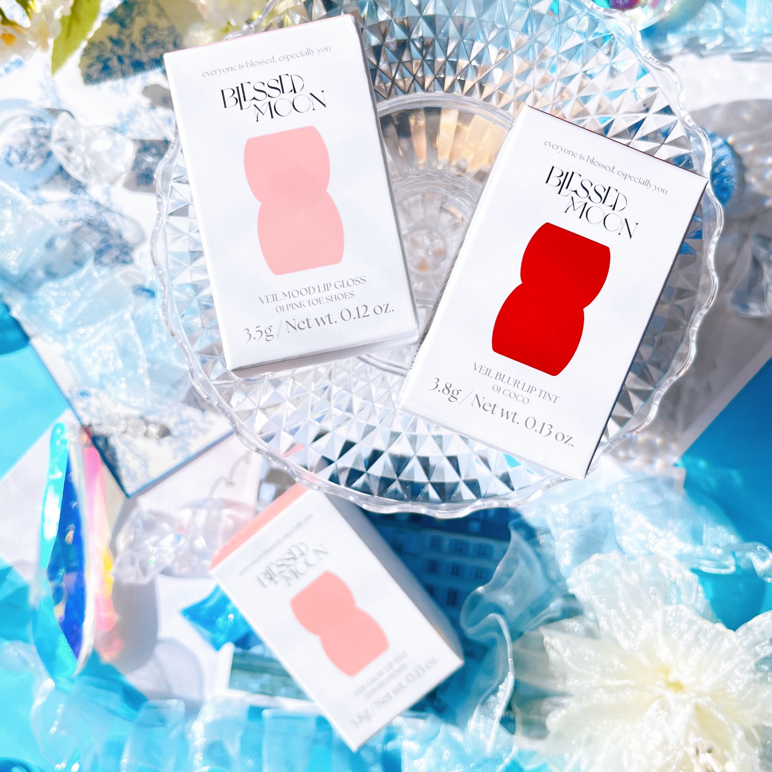 Veil Glow Lip Tint ビンテージペタル/BLESSED MOON/リップティントを使ったクチコミ（3枚目）