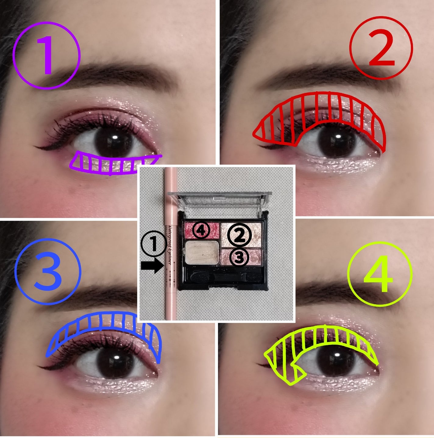 キャットルック リキッドライナー/インテグレート/リキッドアイライナーを使ったクチコミ(5枚目)