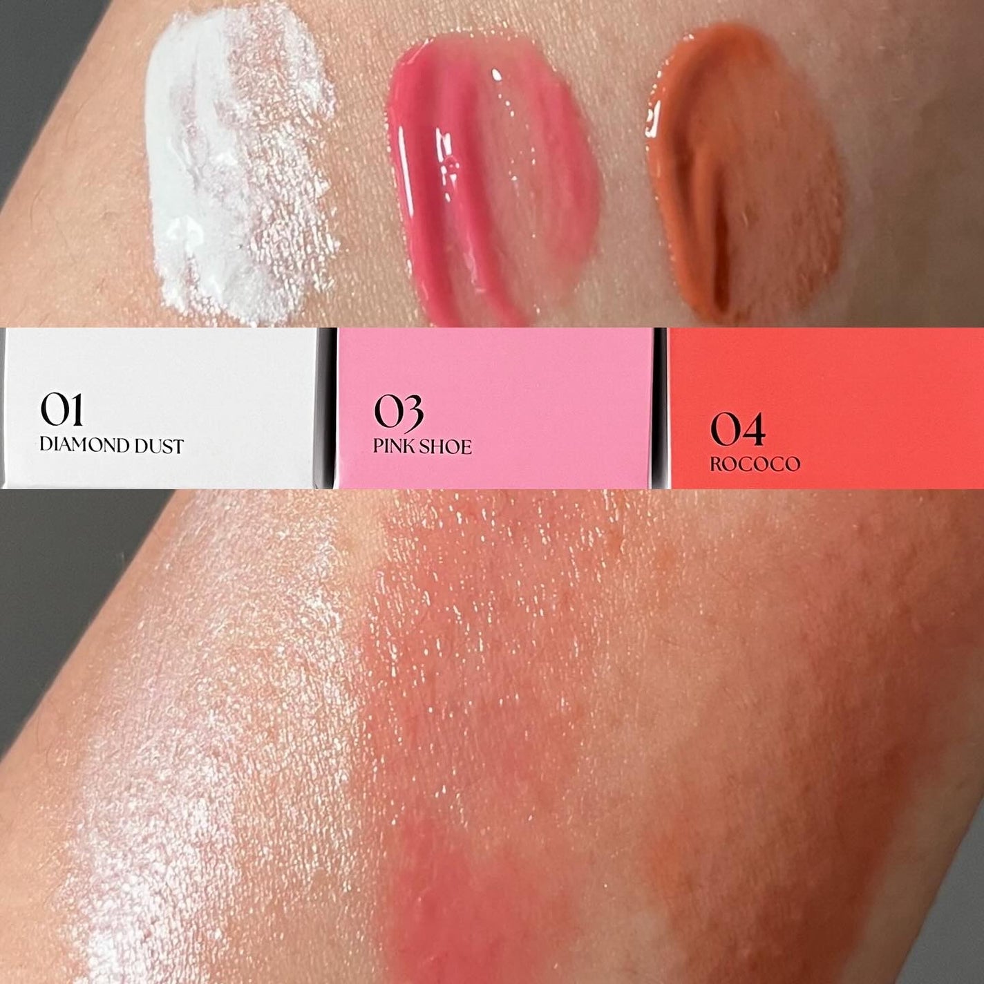 Veil Melting Glass Highlighter 01.Diamond Dust/BLESSED MOON/リキッドハイライトを使ったクチコミ(3枚目)