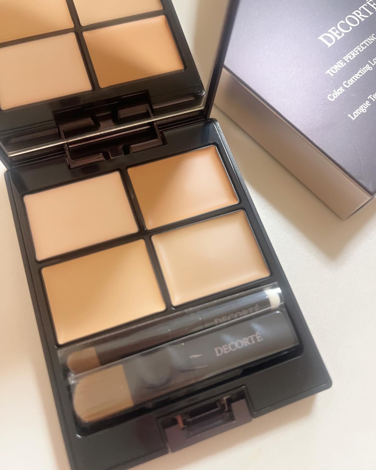 トーンパーフェクティング パレット/DECORTÉ/パレットコンシーラーを使ったクチコミ(2枚目)