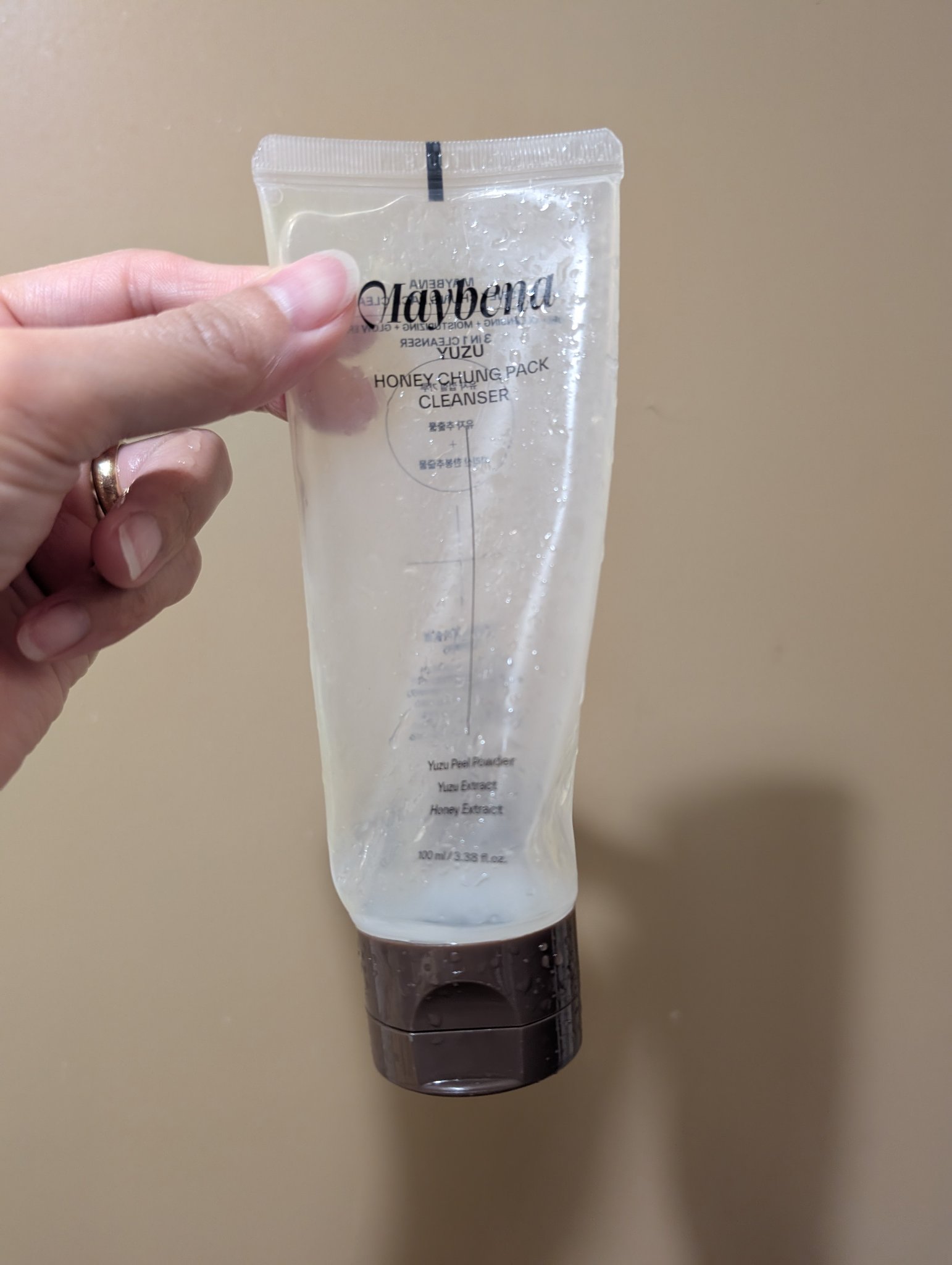 柚子蜂蜜漬けパッククレンザー/MAYBENA/洗顔フォームを使ったクチコミ（2枚目）