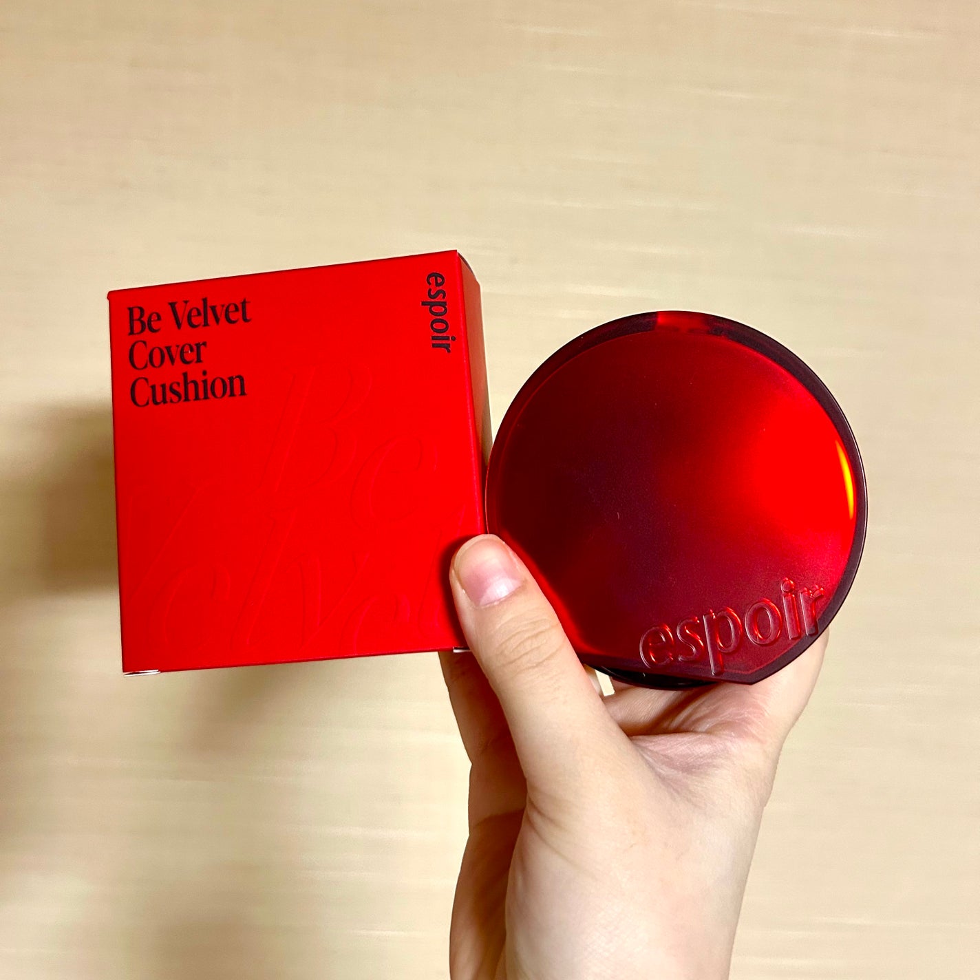 ビーベルベットカバークッション/espoir/クッションファンデーションを使ったクチコミ(1枚目)