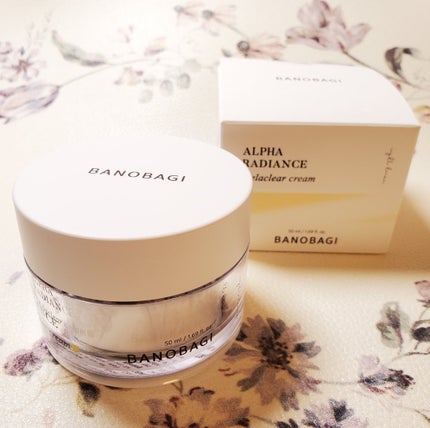 アルファラディアンスメラクリア クリーム/BANOBAGI/フェイスクリームを使ったクチコミ(1枚目)