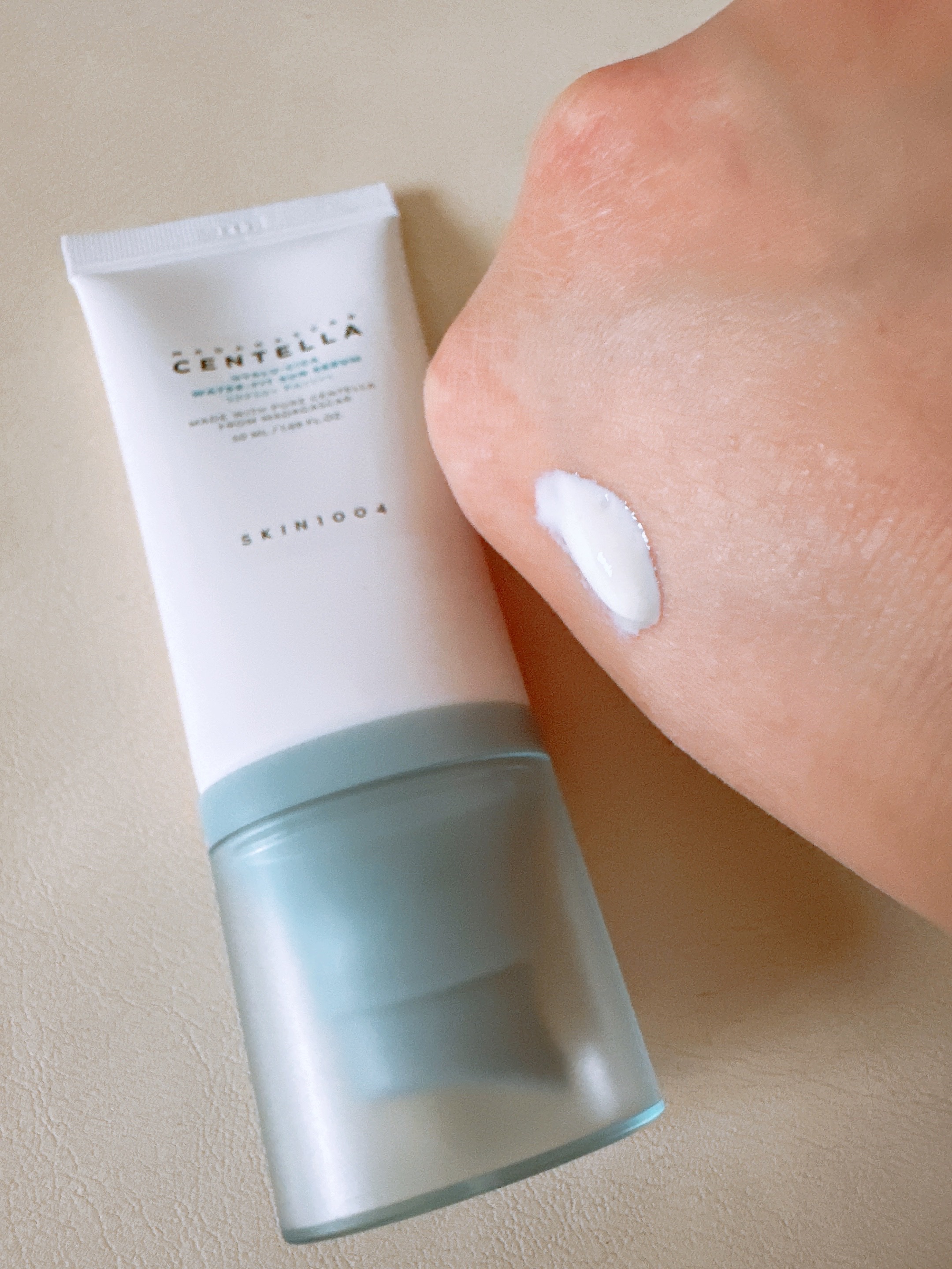 ヒアルーシカ ウォーターフィット サンセラム/SKIN1004/日焼け止めローションを使ったクチコミ（2枚目）