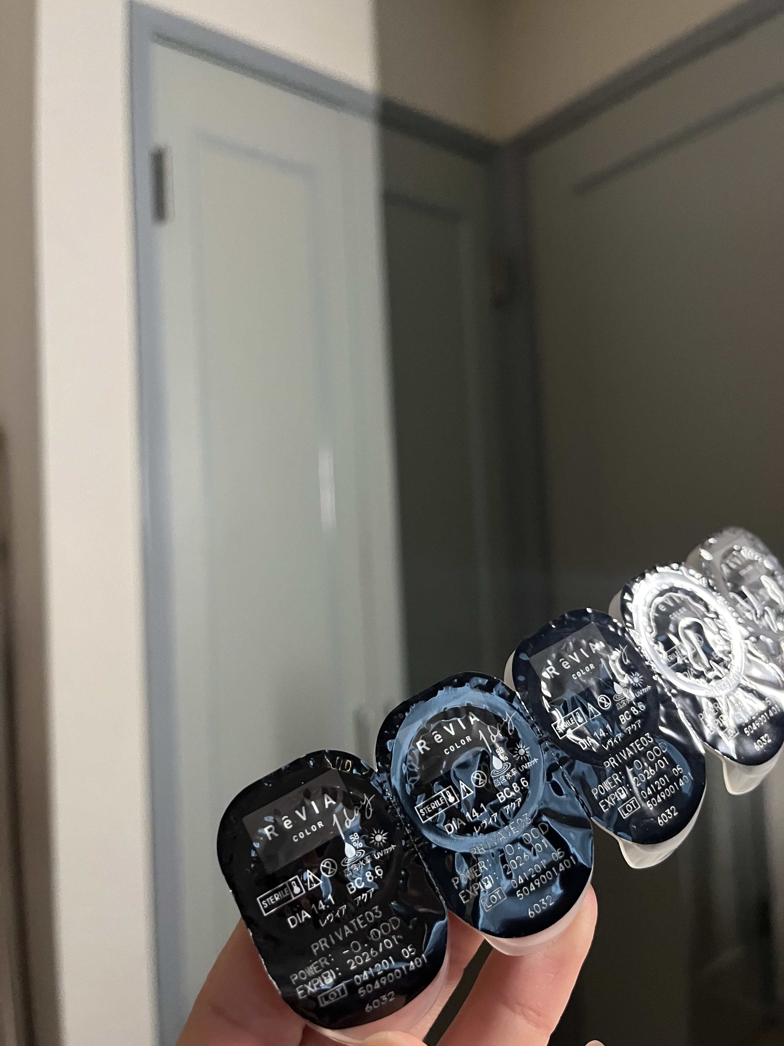 レヴィア アクア/ReVIA/ワンデー（１DAY）カラコンを使ったクチコミ（3枚目）