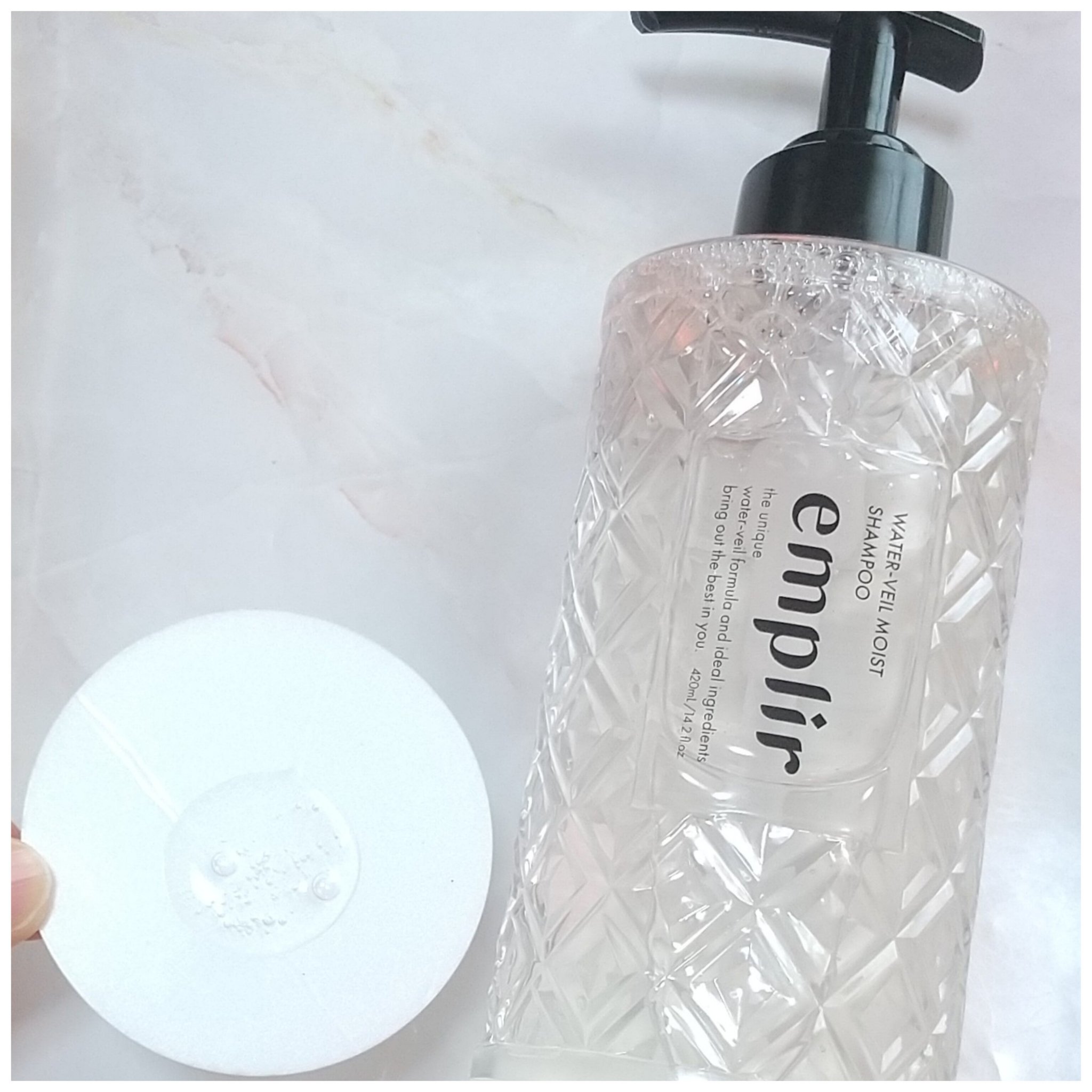 ウォーターベール　モイストシャンプー／トリートメント/emplir/市販シャンプーを使ったクチコミ（3枚目）