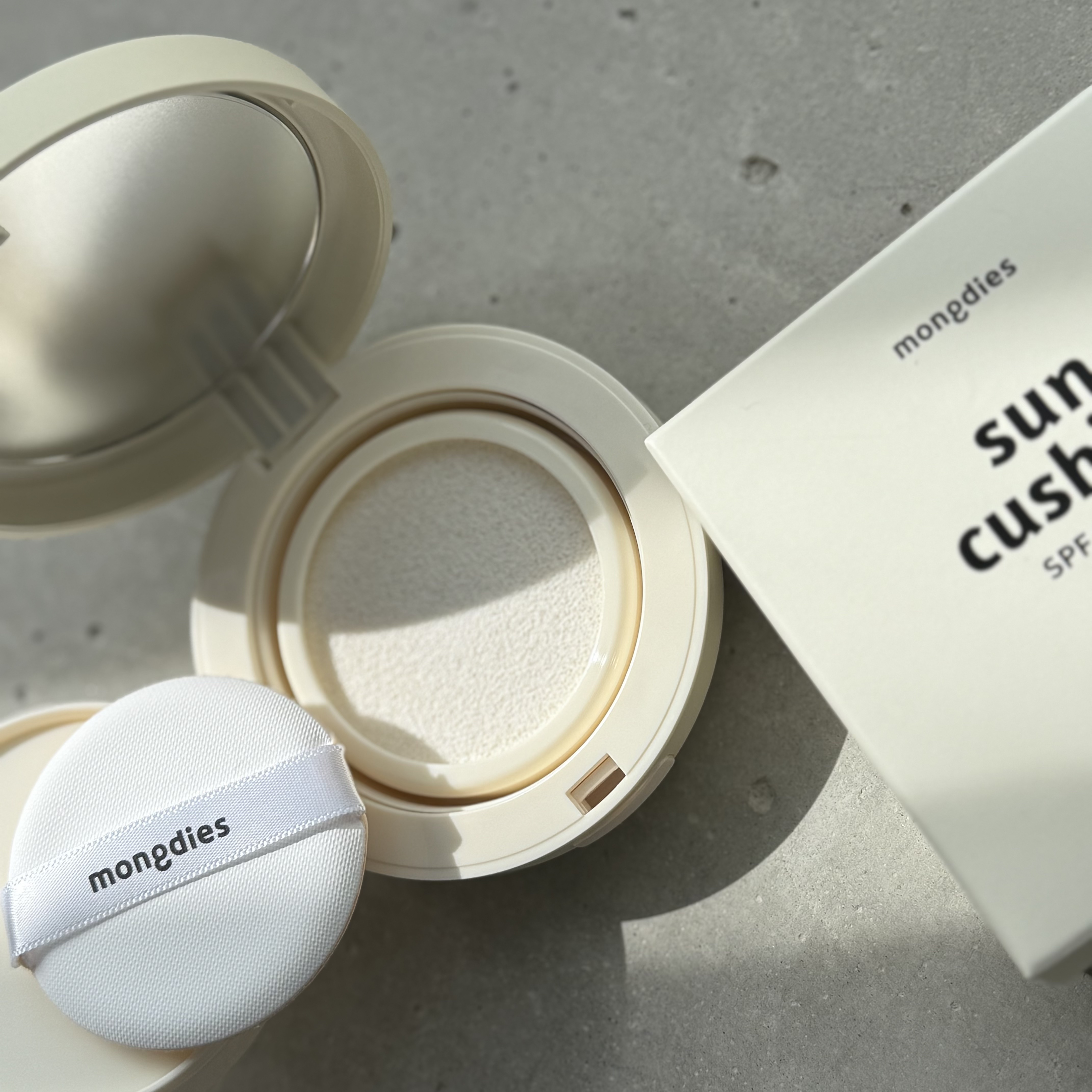 日焼け止めクッション SPF 43 PA+++/モンディエス/日焼け止めローションを使ったクチコミ（2枚目）