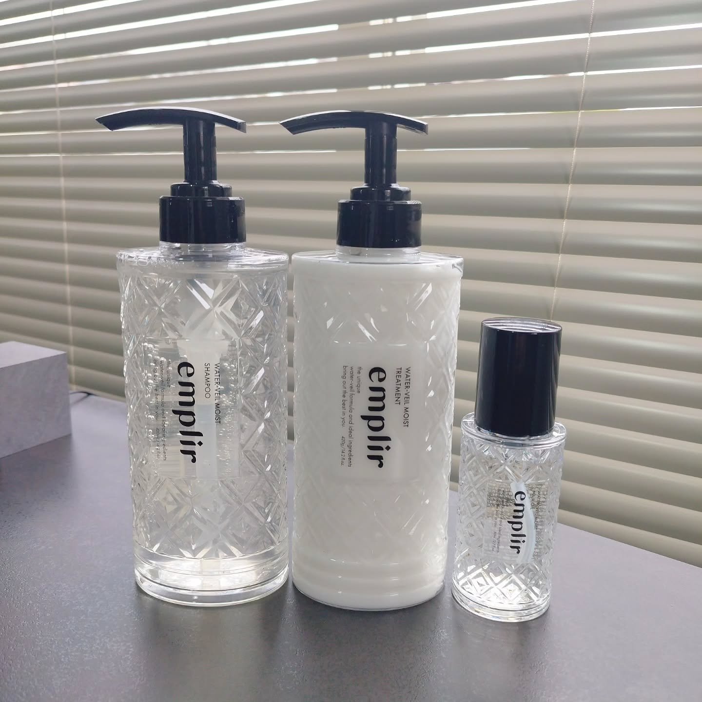 ウォーターベール　モイストシャンプー／トリートメント/emplir/市販シャンプーを使ったクチコミ（1枚目）