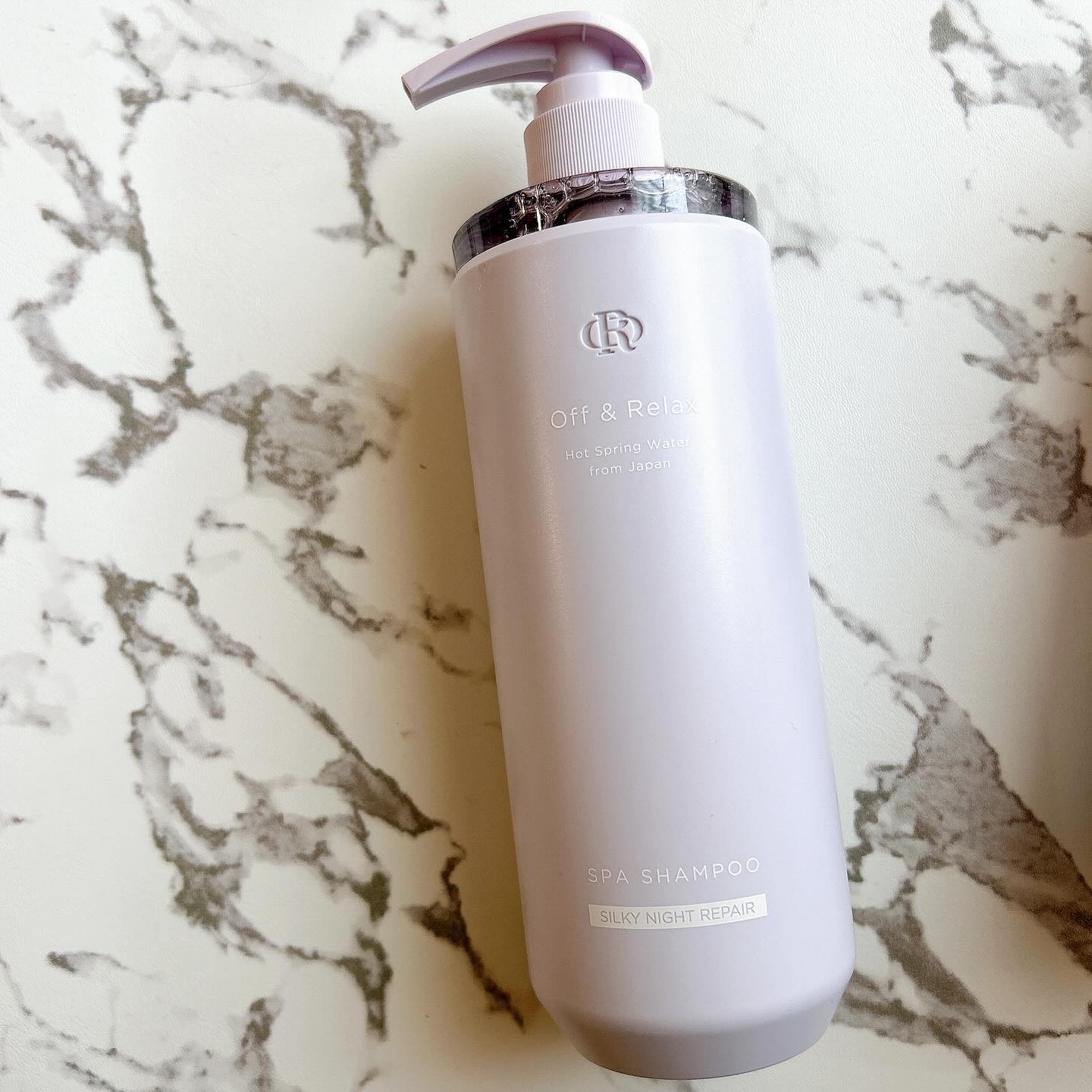 ＯＲ スパ・シャンプー／ヘアトリートメント シルキーナイトリペア/Off&Relax/市販シャンプーを使ったクチコミ（2枚目）