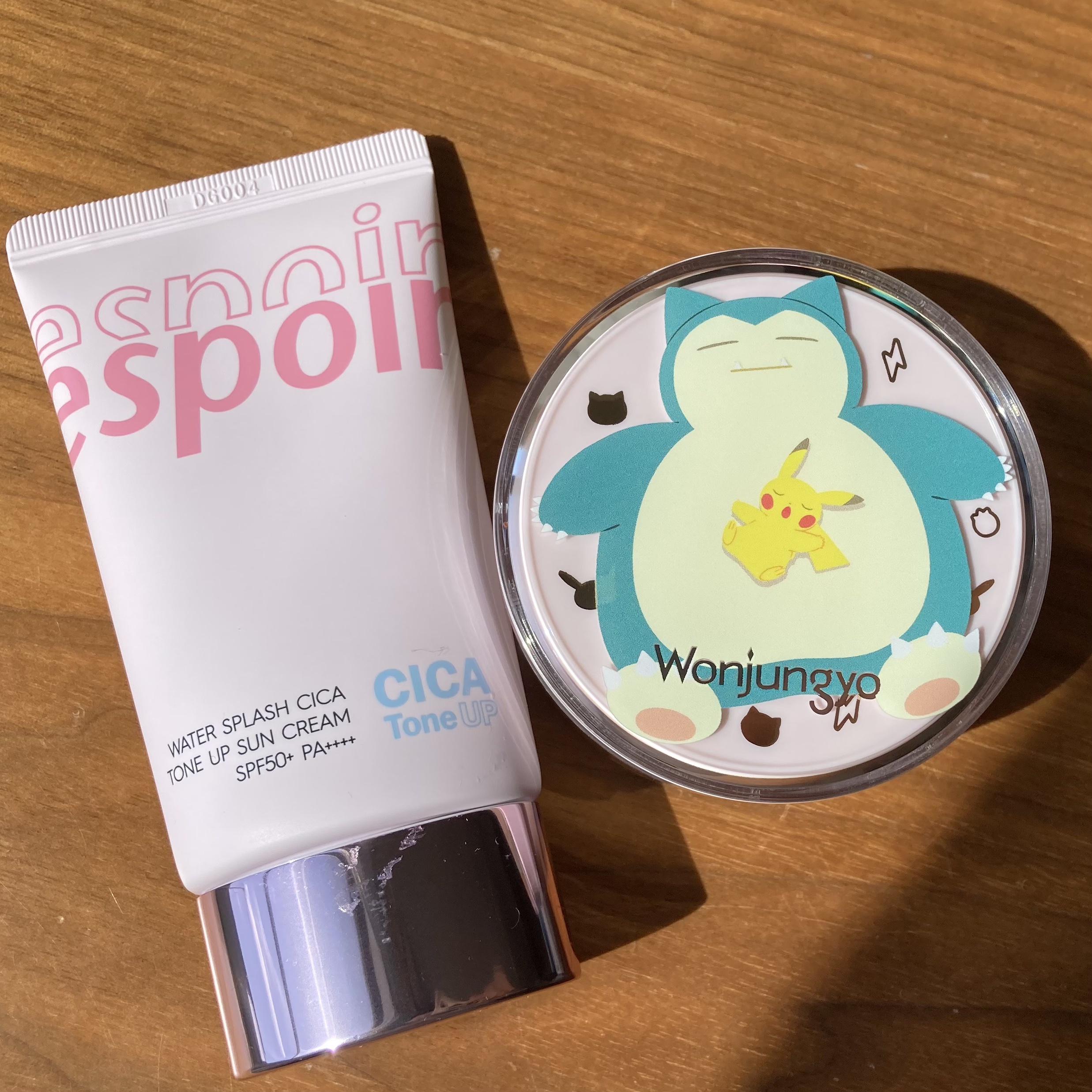 ウォータースプラッシュシカトーンアップクリーム/espoir/化粧下地を使ったクチコミ（3枚目）