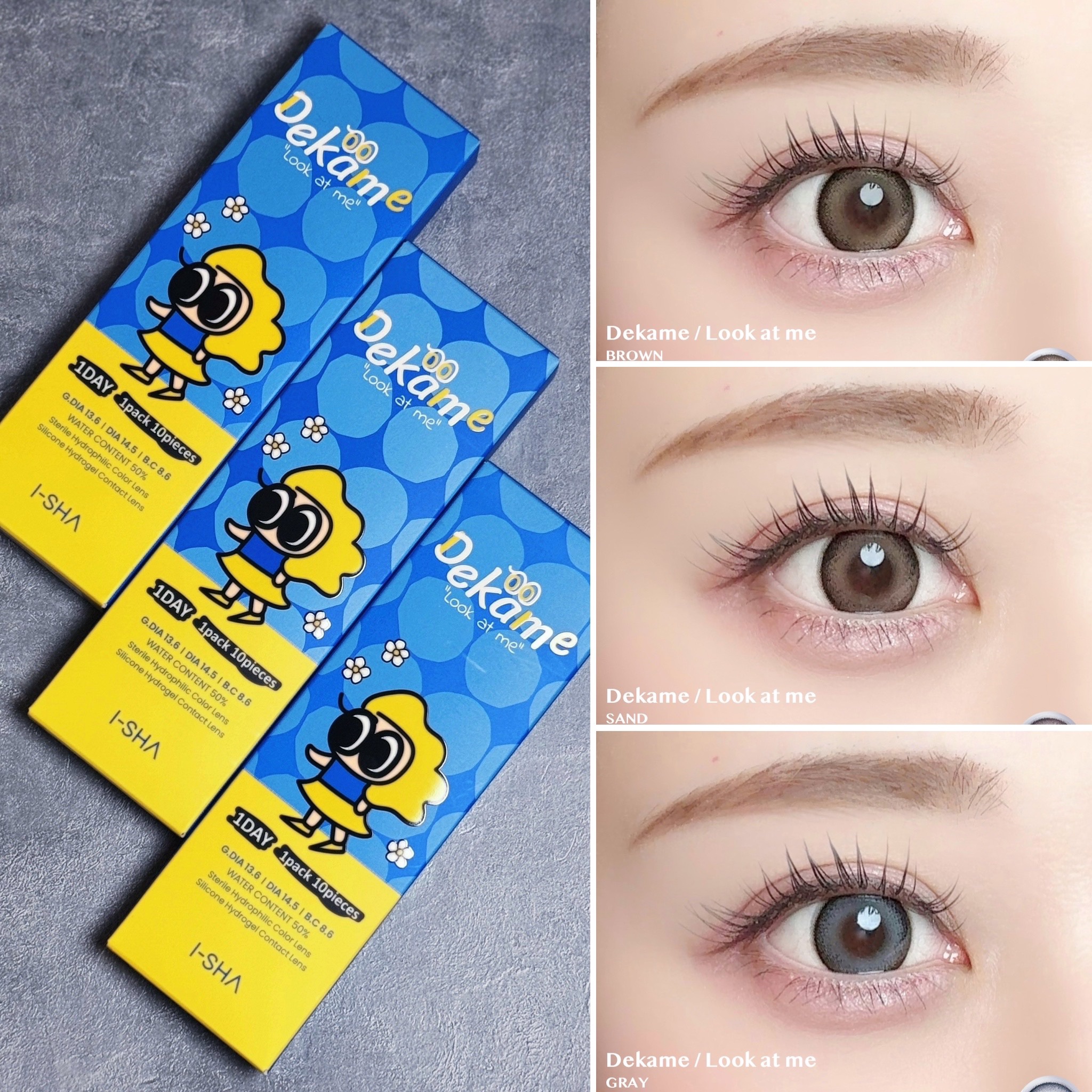 DEKAME/蜜のレンズ/カラーコンタクトレンズを使ったクチコミ（1枚目）