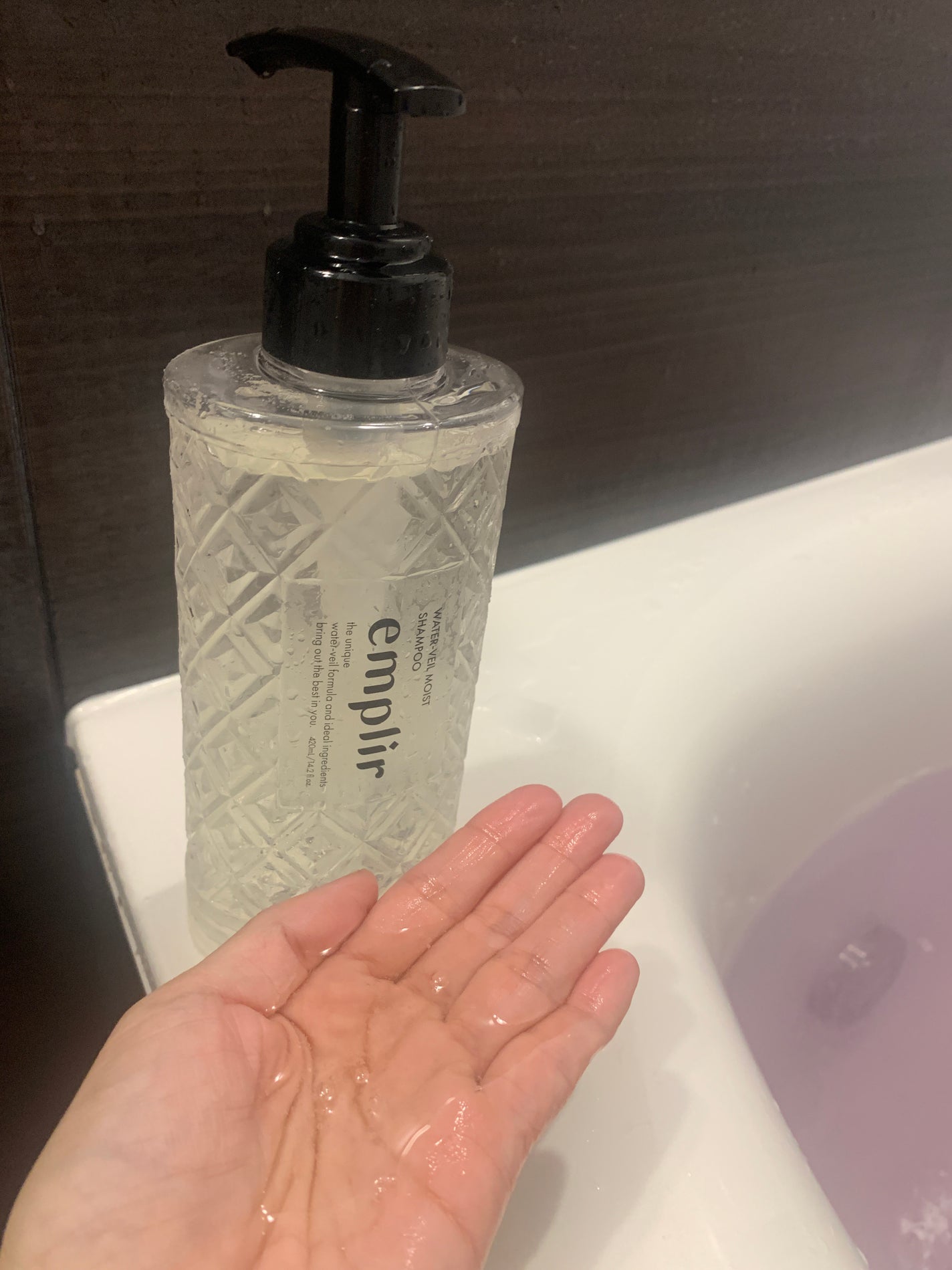ウォーターベール モイストシャンプー/トリートメント/emplir/市販シャンプーを使ったクチコミ(1枚目)