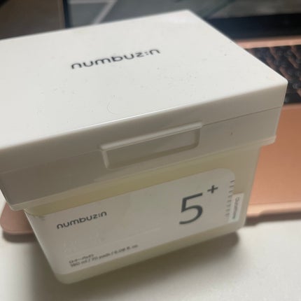 5番 白玉グルタチオンCフィルムパッド/numbuzin/トナーパッドを使ったクチコミ(1枚目)