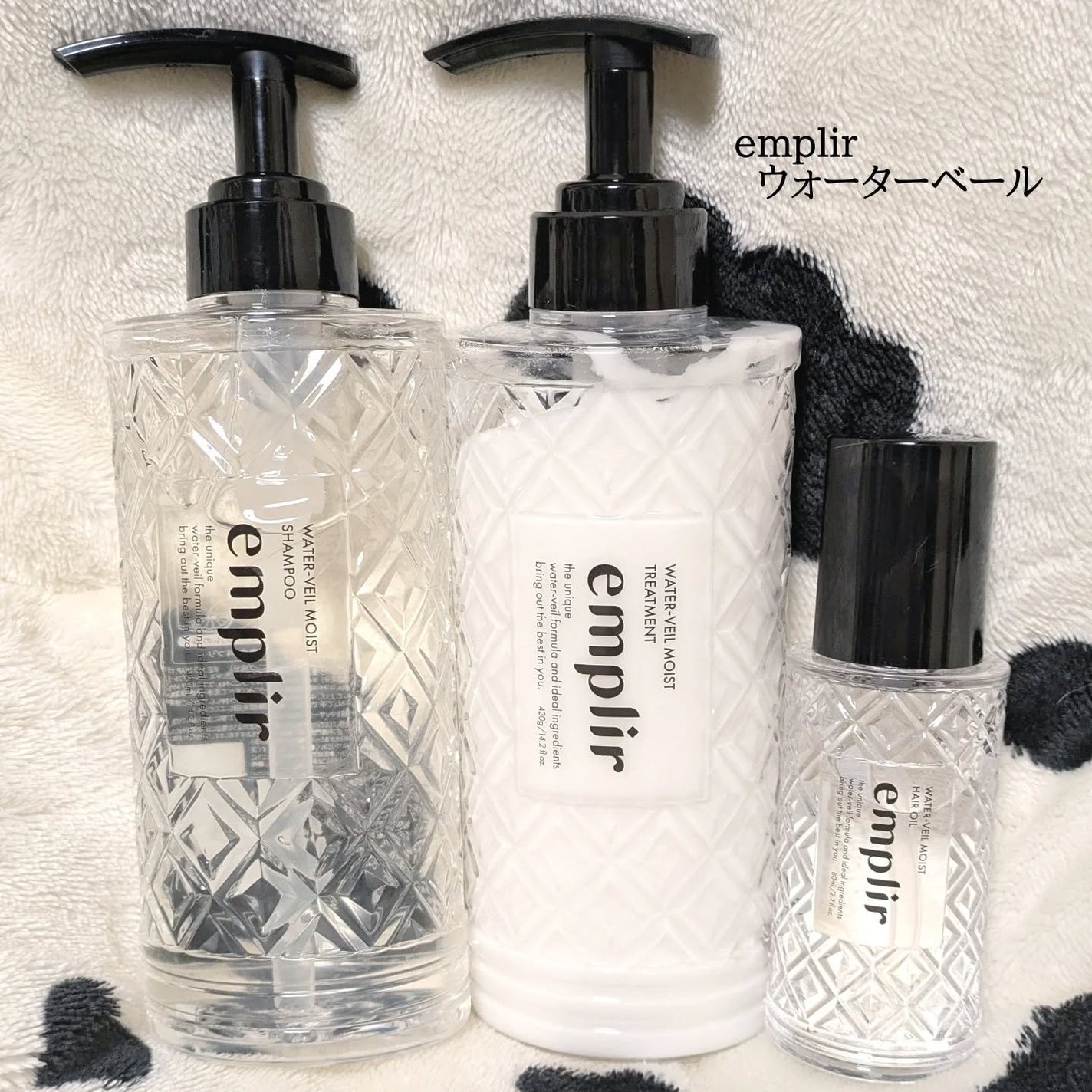 ウォーターベール モイストシャンプー/トリートメント/emplir/市販シャンプーを使ったクチコミ(1枚目)