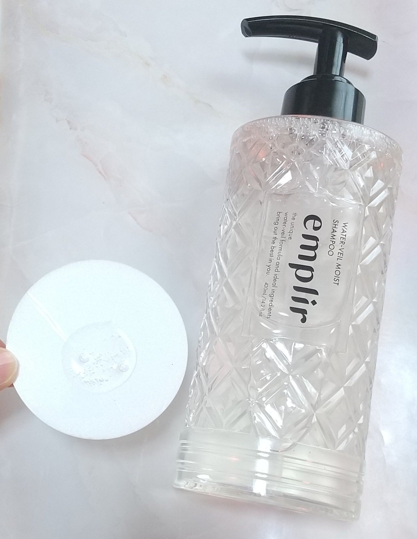 ウォーターベール モイストシャンプー/トリートメント/emplir/市販シャンプーを使ったクチコミ(4枚目)