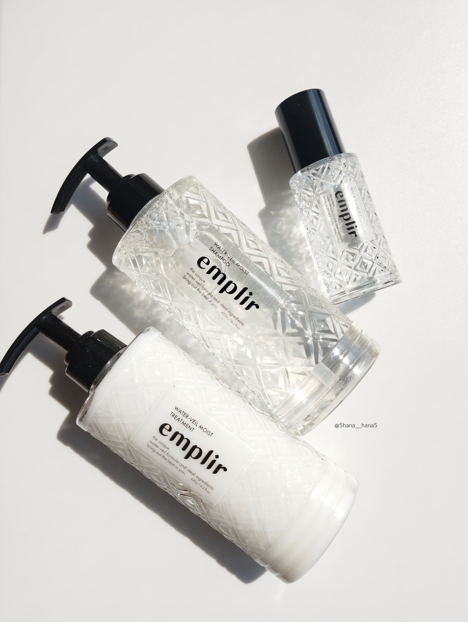 ウォーターベール　モイストヘアオイル/emplir/ヘアオイルを使ったクチコミ（1枚目）